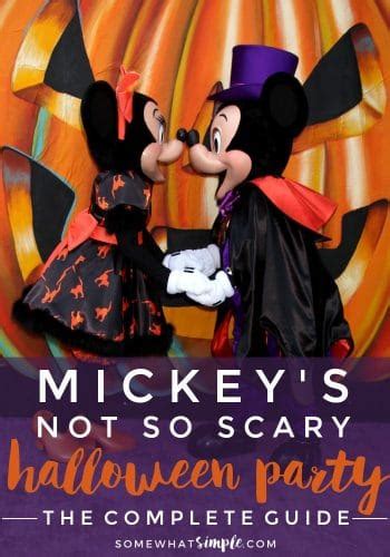 Complete Guide To Mickeys Not So Scary Halloween Party