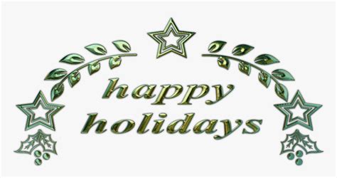 Happy Holidays Text 2 Happy Holidays Transparente Hd Png Download