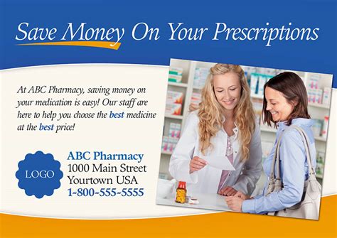 6 Brilliant Pharmacist Direct Mail Postcard Advertising Examples