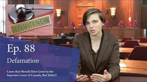 Defamation Cases That Should Have Gone To The Supreme Court Of Canada