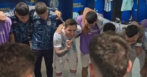 Lionel Messi Lost His Mind In Argentina Dressing Room Talk Before