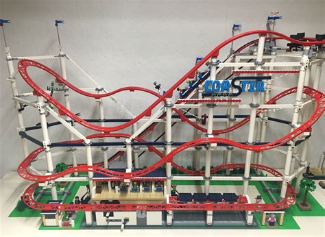 Schnell Lösen Ausländer Lego Roller Coaster Moc Verwickle Dich Heilen