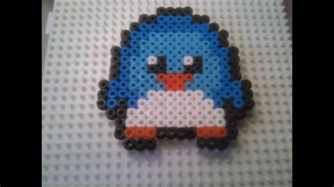 Minecraft pixel art pokemon plus. Pingüino de Estilo Kawaii de Hama Beads | Doovi