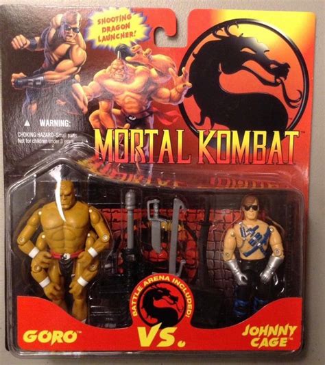 In the mortal kombat games, johnny cage toes the line between primary protagonist and comic relief character. Goro VS Johnny Cage Figure 2-Pack | Mortal Kombat | Video ...