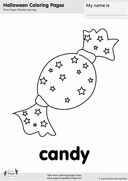 Candy Coloring Pages Supersimple Took Simple Super