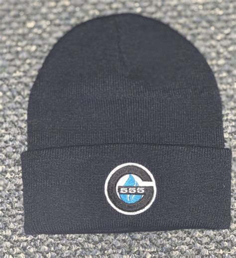 Winter Hat G Logo Navy Gas Workers Union Local G