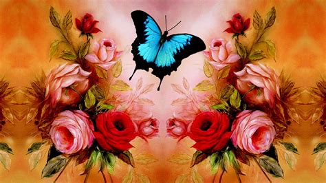 Red Butterfly Wallpaper 65 Images
