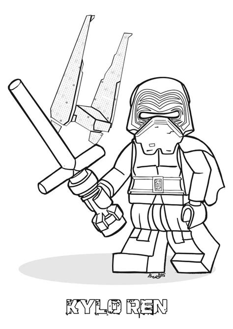 Kylo Ren Coloring Pages  Coloring Home