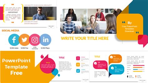Powerpoint Template Free Download Pulp