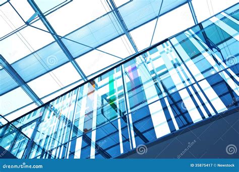 Futuristic Glass Office Building Stock Image Image Of City Apartment
