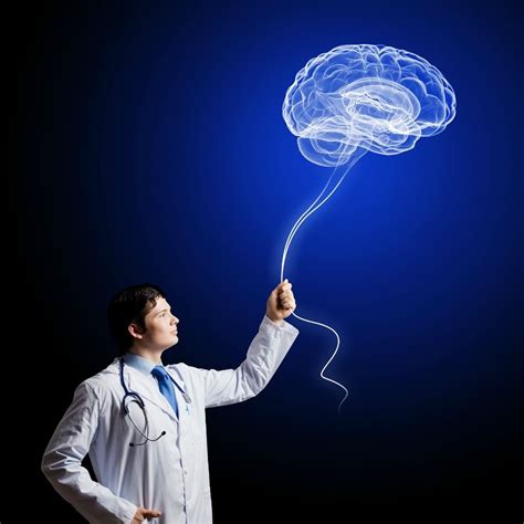 Neurologist With Image Of The Brain Neurologists Study Disease And