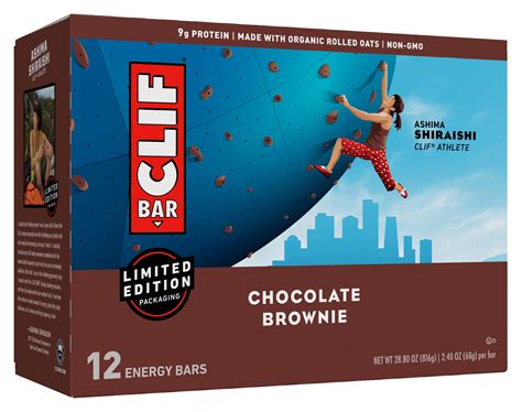 Clif Bar Energy Bars Chocolate Brownie 24 Ounce Protein Bars