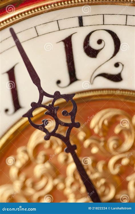 Old Fashioned Clock Stock Photo Image Of Fashioned Single 21822224