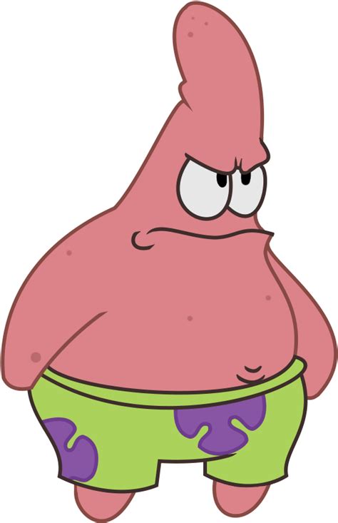 Patrick Star Is Mad When Hes Angry By Convbobcat On Deviantart