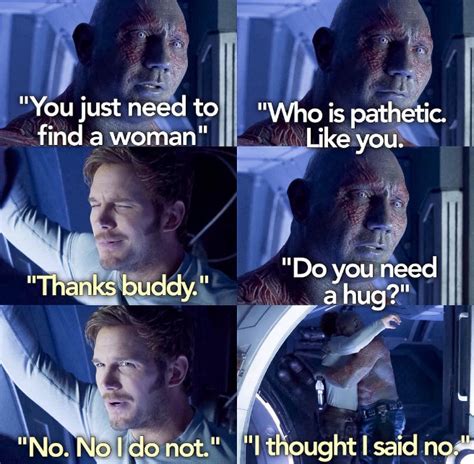 Drax And Peter Guardians Of The Galaxy Marvel Jokes Marvel Funny