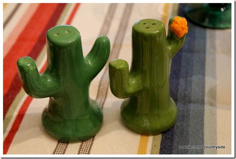 The glass is infused into the cactus stem so you'll never have to worry about it fading, allowing you to serve up a fun, kitschy look every time. A Walk in the Countryside: Cinco de Mayo Table