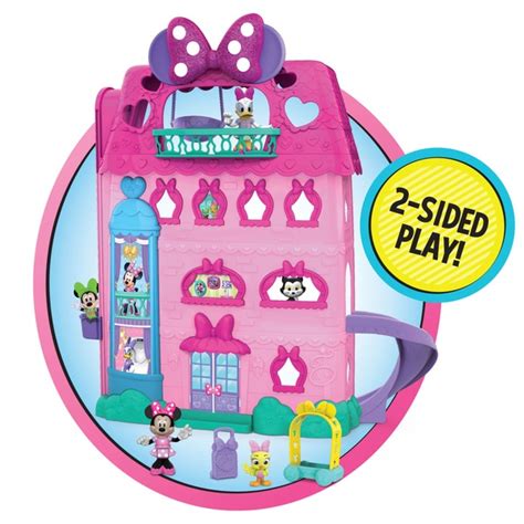 Disney Minnie Mouse Bow Tel Hotel Dollhouse Playset Smyths Toys Uk