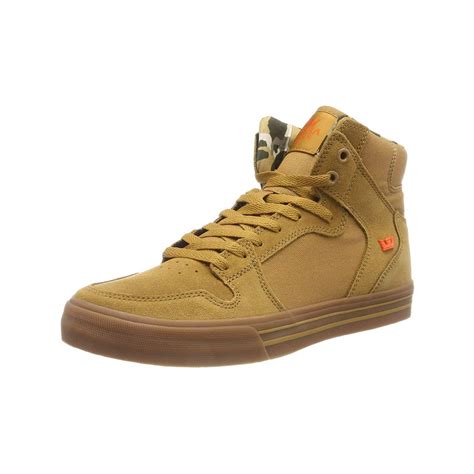 Supra Supra Vaider Mens Fashion Leather Sneakers High Top Suede