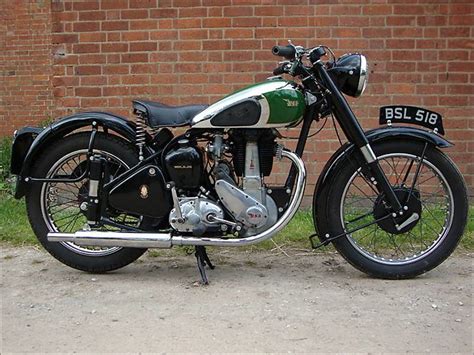 1952 Bsa B33 Vintage British Motorcycle