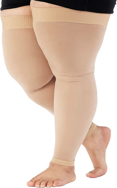 Mojo Compression Socks 3x Large Thigh High Support For Circulatory And Lymphatic