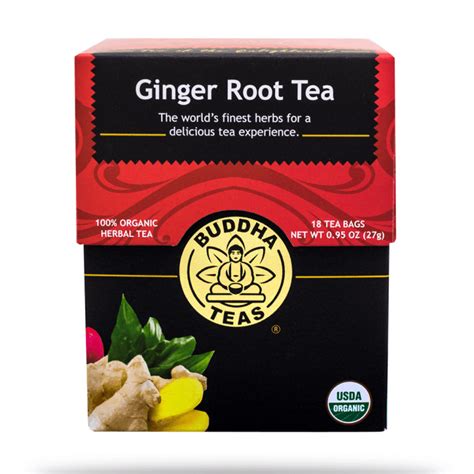 Buy Ginger Root Tea Bags Enjoy Health Benefits Of Organic Teas