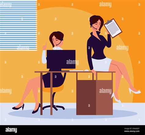 Office Personal Assistants Stock Vector Image And Art Alamy