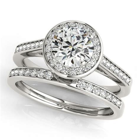 Check out our moissanite wedding band selection for the very best in unique or custom, handmade pieces from our wedding bands shops. 1.5 Ct. Moissanite Wedding Set Engagement Ring and Wedding ...