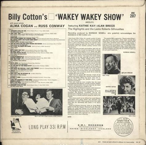 Billy Cotton Wakey Wakey Uk Vinyl Lp Album Lp Record 721768