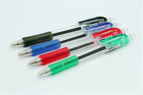 Of Black Blue Red And Green Platinum Pens