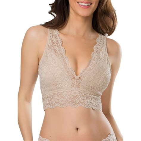 Smart And Sexy Smart And Sexy Womens Signature Lace Deep V Bralette