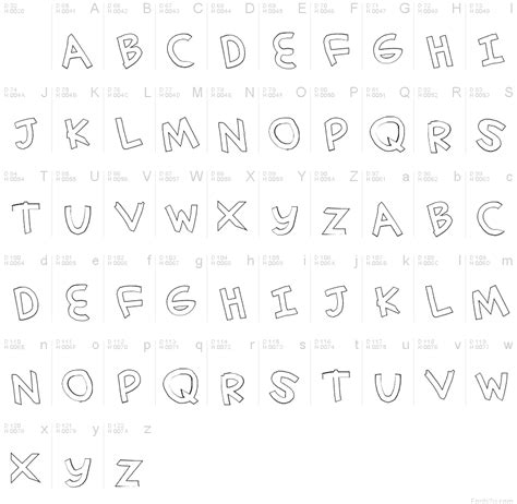 Simplehand Outline Font