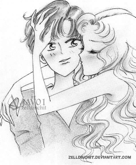 Usagi And Mamoru Sailor Moon A Kiss By Zelldinchit Deviantart Com On DeviantArt Naoko