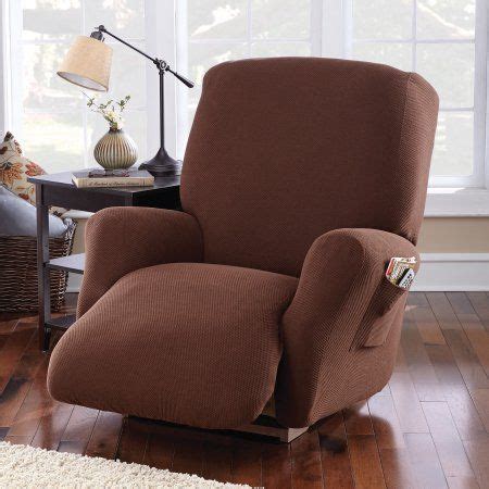 There are indeed slipcovers for both recliner chairs and sofas. Pixel Recliner Slipcover, Costa Brown | Recliner slipcover ...