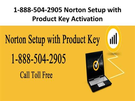 Ppt 1 888 504 2905 Norton Setup With Product Key Activation