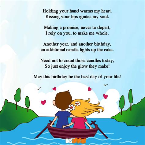 Your birthday reminds me how my love for you grows with each new year. 10+ Romantic Happy Birthday Poems For Wife With Love From ...