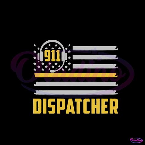911 Dispatcher Flag Svg Protecting The Three Svg Digital File
