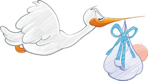 Stork Carrying Baby Transparent Png Stickpng