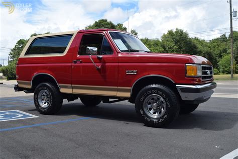 Classic 1989 Ford Bronco Eddie Bauer Edition For Sale Dyler