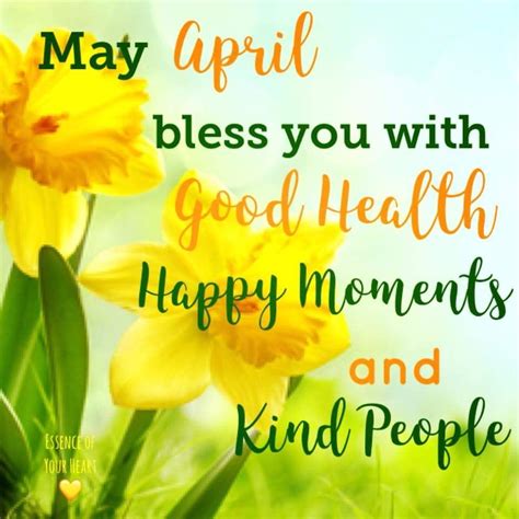 Pin By Kristel Bamps On April Happy New Month Messages New Month