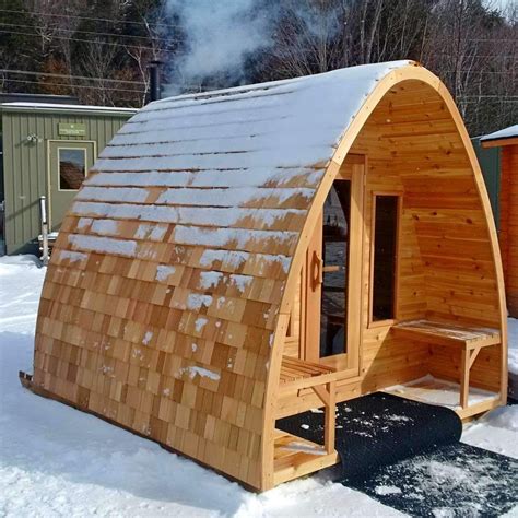 Dundalk Outdoor Pod Sauna Heater Included Customizable Divine