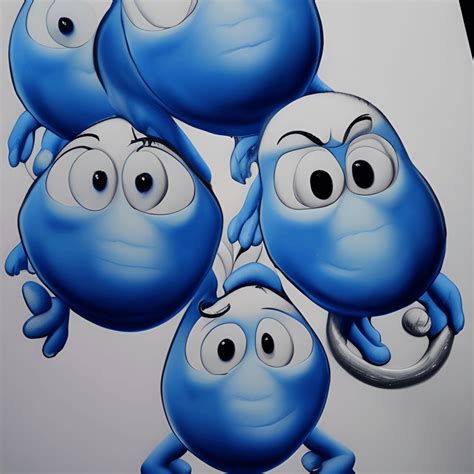 Smurfs Hyper Realistic Intricate Detail Watercolor · Creative Fabrica