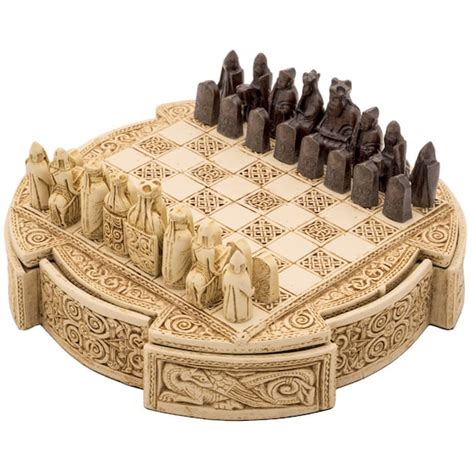 The Isle Of Lewis Chessmen Regency Chess Official Lewis Chess Set Red