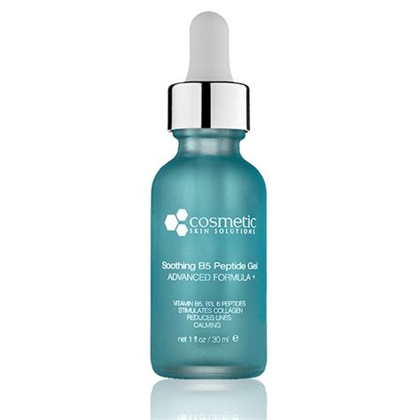 Cosmetic Skin Solutions Soothing B5 Peptide Gel £4447 Serum And Oil