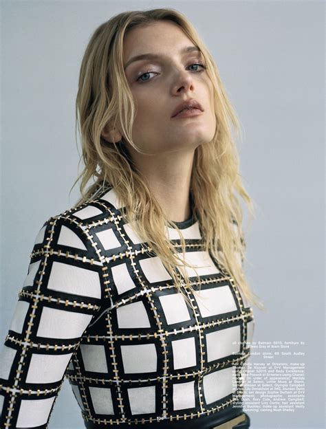 Lily Donaldson Dazed And Confused Ss 2015 Img Models