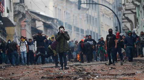 Violent protests in Ecuador cause government to flee Quito