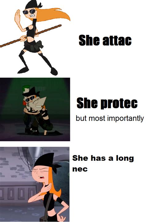 Candace He Protec But He Also Attac Know Your Meme