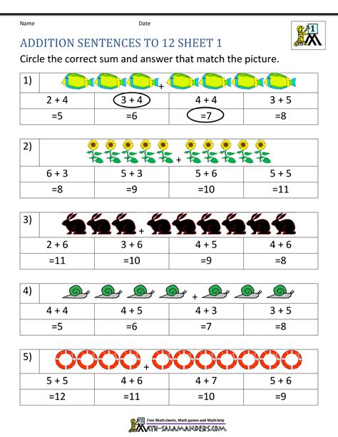 Addition First Grade Video