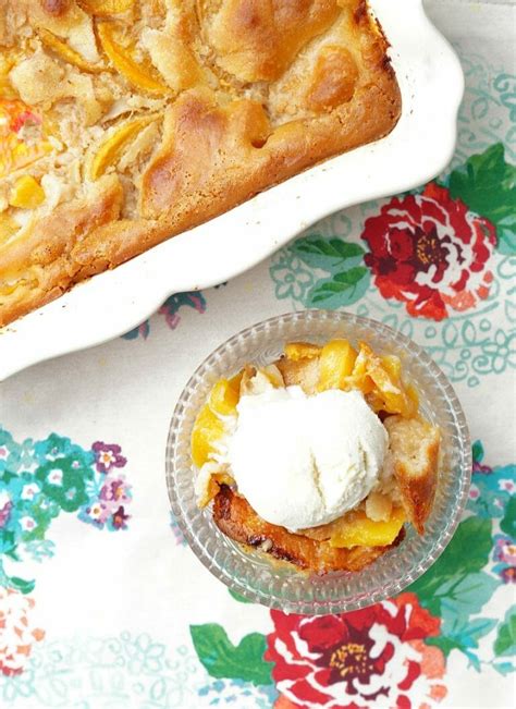 Easy Peach Cobbler With Bisquick