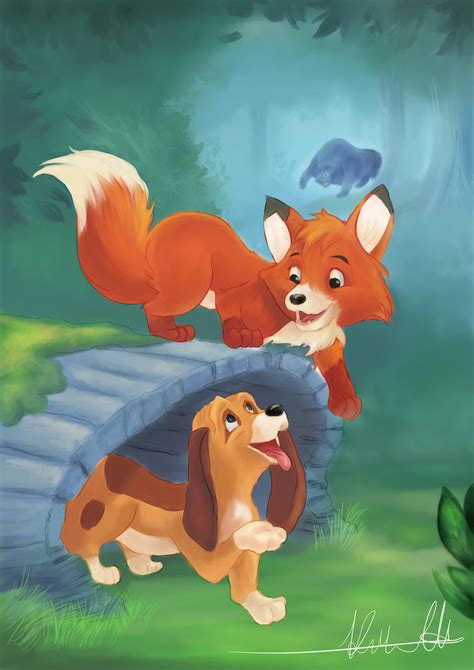 The Fox And The Hound By Hyzenthlay89 On Deviantart