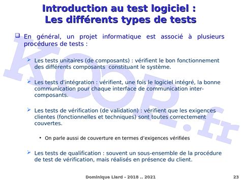 Tester Une Application Net Introduction Au Test Logiciel Les